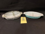 Pyrex Dishes, One Lid