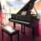 Samick Polished Ebony Baby Grand Piano w/ Matching Bench