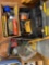 welding mask, drill bits, hand tools