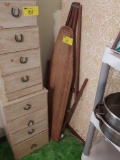 Wooden Folding Ironing Board and 2 Small Drawer Sets