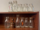 Milk bottles, Cloverdale, Akron Dairy, Superior, Dairy and more