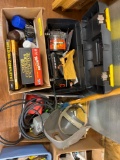 welding mask, drill bits, hand tools