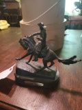 Cowboy by Frederick Remington sculpture 11inches tall