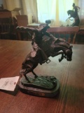 Bronco Buster by Fredrick Remington 13inches tall