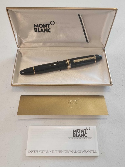 Mont Blanc Meisterstuck fountain pen in box 14k gold nib