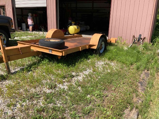 1997 BUTLER SINGLE AXLE TILT TRAILER