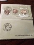 1979 and 80 dollar souvenir sets, bid x 2