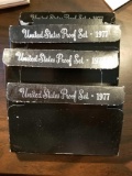 1977 proof sets, bid x 4