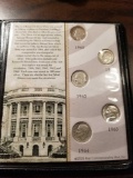 Set of 5 Roosevelt silver dimes, no tax