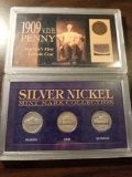 Silver nickels and 1909 VDB cent, no tax
