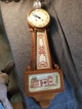 New England banjo clock, with key