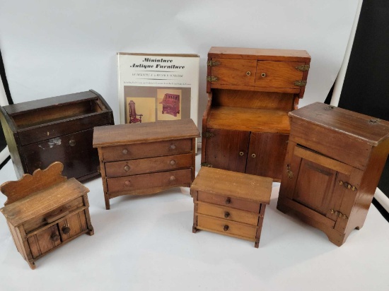 Antique miniature furniture