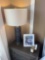 (2) table lamps and household decor