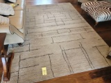 Allen Roth Lamport Ivory area rug