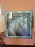 Canvas textures horse print