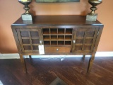 Modern buffet with pigeonholes and 2 doors