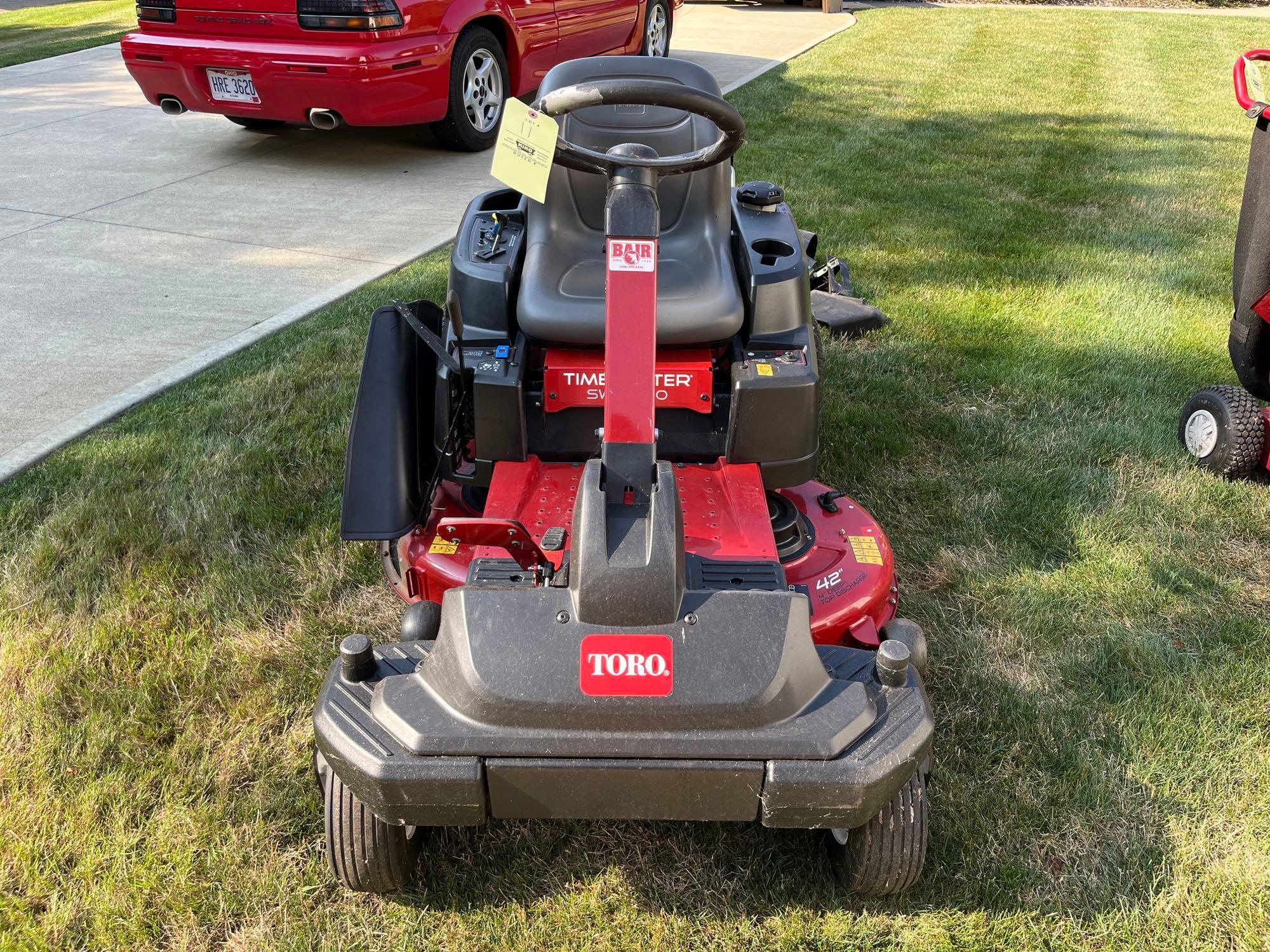Toro TimeCutter SW4200 ZeroTurn Mower with Bagger Proxibid