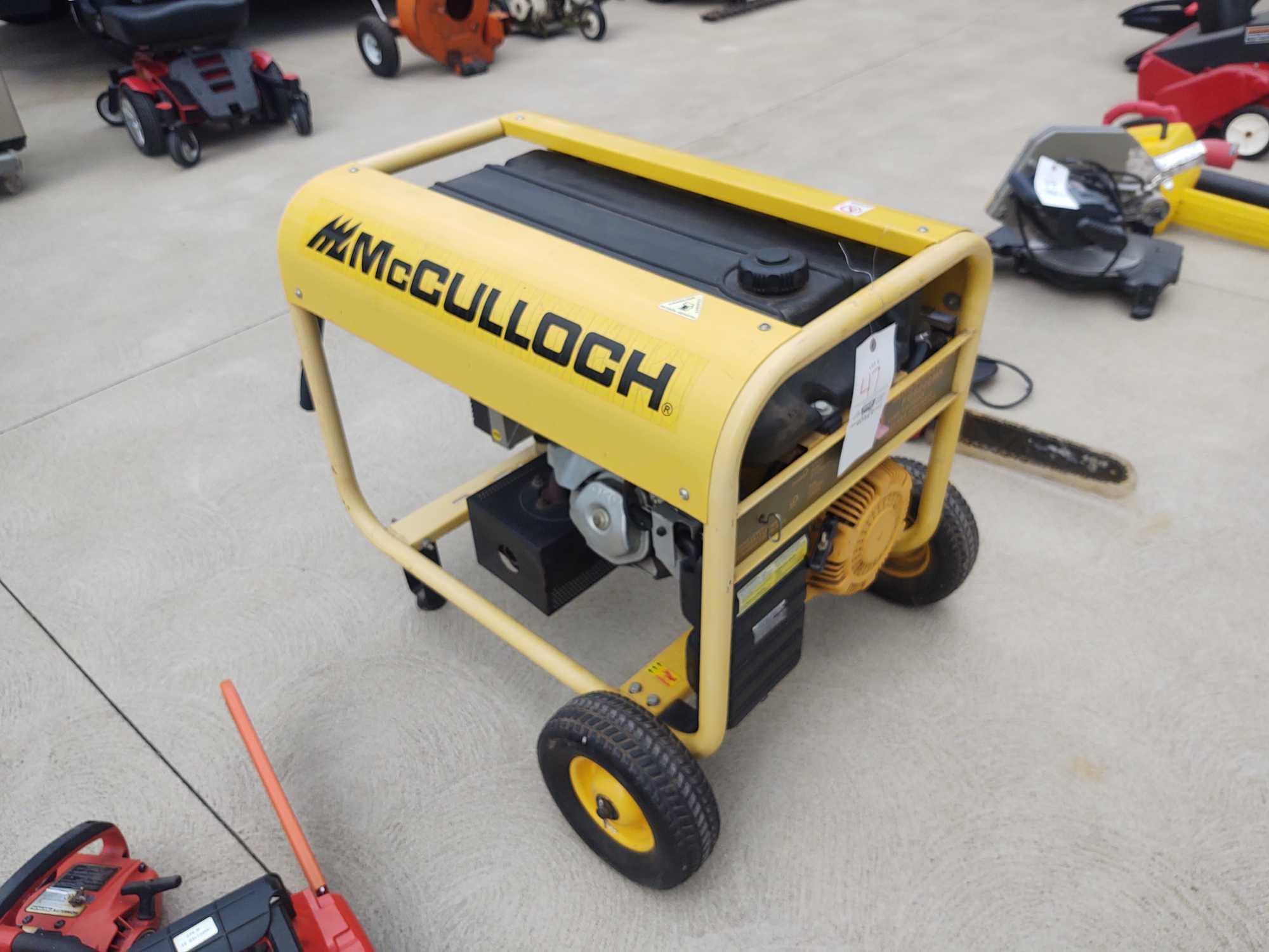 McCulloch 5700 Watt 11HP Generator Proxibid