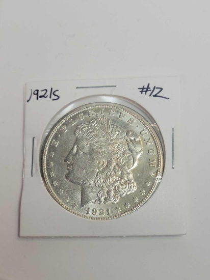 1921s Morgan silver dollar