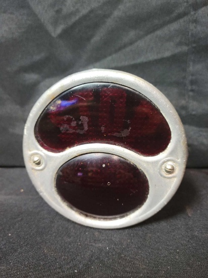 Vintage Stop automobile taillight lamp with glass lens