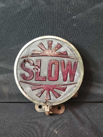 Vintage Reflex Slow automobile taillight lamp with glass lens