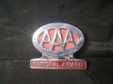 AAA metal automobile National Award badge