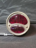 Vintage Rerlite Stop automobile taillight lamp with glass lens