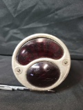 Vintage Stop automobile taillight lamp with glass lens