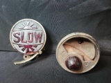 Vintage Slow taillight automobile lamps with glass lens