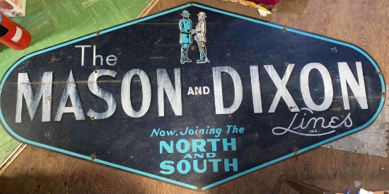 Mason and Dixon Lines Porcelain Sign