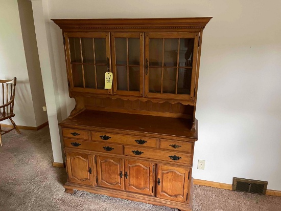 wooden china cabinet