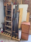 Ladders, Lumber, Cabinet, Metal