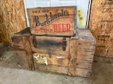 Crate and Burkhardt Beer Wood Box