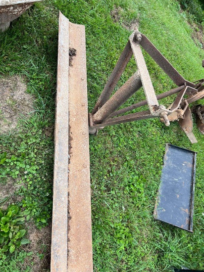 8 foot wide three point hitch scraper blade