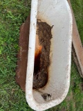 Cast-iron bathtub