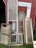One lot of old windows and doors