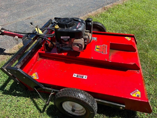 Swisher trail mower. Runs