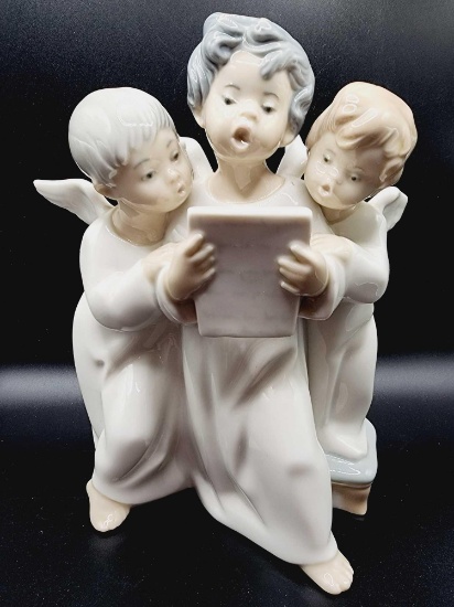 Lladro 3 angels figurine
