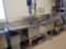 Like New Duke 3 Bay Stainless Steel Sink w/PR3EF Pre Rinse Goose Neck hose w/ Sprayer Head
