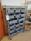 Seville Classics 7 Tier Rolling Shelf w/ Storage Bins