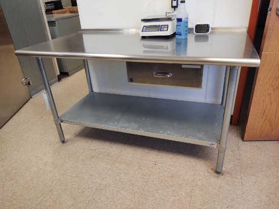 Like New Stainless Steel Single Drawer Prep Table