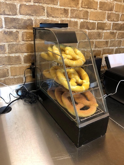 Lighted Pretzel Display Case