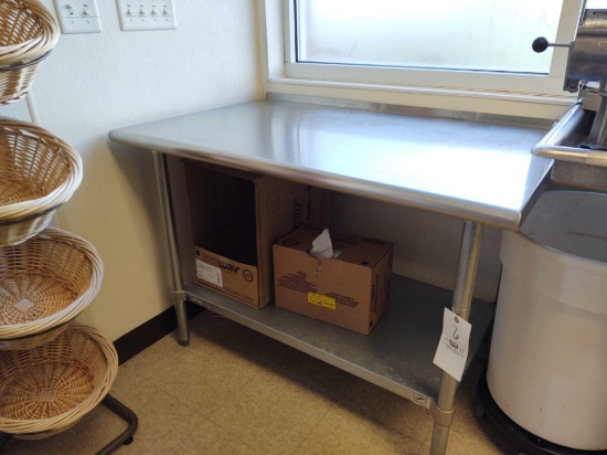 Like New Duke Stainless Steel Prep Table