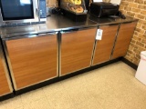 2- Duke Two Door Stainless Top Storage Units/ Prep Table