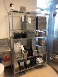 4' NSF Inter Metro Adjustable shelving. contents not included