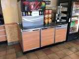 Fountain Dispenser Only and Duke Stainless Top Storage Cabinet