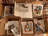 (6) Assorted Norman Rockwell Figurines