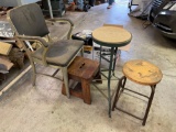 Shop Stools and Chair