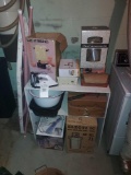 Shelf & Contents - Kitchen Appliances, Kitchenware, Ironing Board, & more