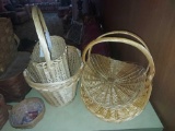 Assortment of Small Longaberger Baskets & Large Baskets